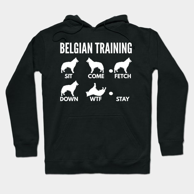 Belgian Training Belgian Tervuren Tricks Hoodie by DoggyStyles